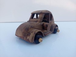 Volkswagen "Bogár" Herbie fa autó makett