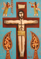 Corpus christi (the beginning and the end) - malasits painting