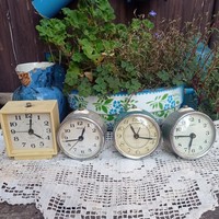 4 Sevan alarm clocks, Soviet clocks