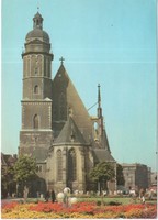 Postcard 0062 Leipzig thomaskirche