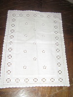 Beautiful filigree Madeira tablecloth
