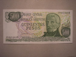 Argentína-500 Pesos 1977 UNC