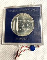 NEMZETI MÚZEUM - EZÜST 200 FORINT - EMLÉKÉRME EREDETI MNB TOKBAN / 1977