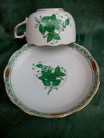Herend Appony pattern tea cup and saucer (1)