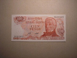 Argentína-100 Pesos 1977 UNC
