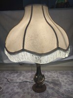 Gyönyörű Vintage nehéz réz komplett asztali lámpa