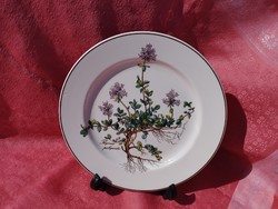 Villeroy & boch porcelain cake plate with plant identification