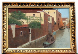 Venice, marked painting