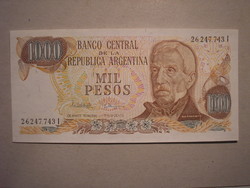 Argentína-1000 Pesos 1976 UNC