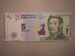 Argentina-5 pesos 2015 oz