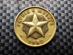Kuba 1 peso, 1987