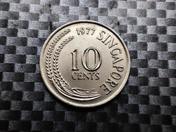 Szingapúr 10 cent, 1977