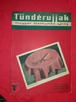 Antik 1941 augusztus Tündér ujjak kézimunka Magazin melléklettel gazdagon illusztrálva