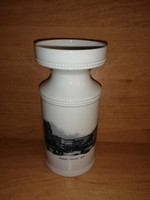 Wallendorf porcelán váza - Humboldt Egyetem Berlin - 16,5 cm magas (32/d)