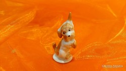 Aquincumi porcelán mini  kutya figura