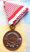 War medal fj bronze valor with matching war ribbon t1-2