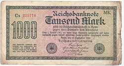 Németország 1000 márka 1922 FA