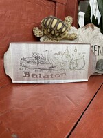 Balaton Balaton souvenir tray is a piece of nostalgia