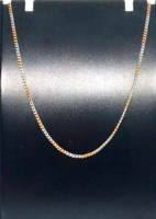 Two Tone Gold Filled (gf) Necklace 251