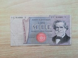 Italy 1000 lire 1969-81