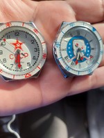 2 pieces of Russian men's wristwatch quartz movement