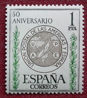1962. Spanyolország - 50 éves az amerikai-spanyol posta szövetség