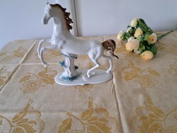Porcelain prancing horse