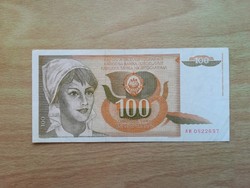 Yugoslavia 100 dinars 1990