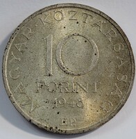 Széchenyi 10 forint 1948 ezüst érme