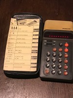 Facit made in Sweden pocket calculator 1970. Around. In its original case.