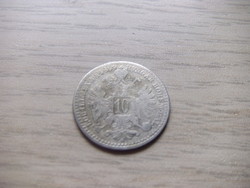 10 Krajcár  Ezüstérem  1869 Ausztria