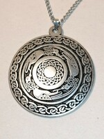 Celtic bird motif pendant (187)