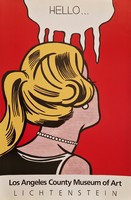Roy Lichtenstein - Hello - kiállítási plakát: Los Angeles County Museum of Arts - 1987