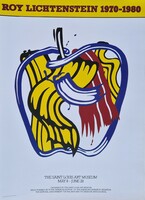 Roy lichtenstein - apple - exhibition poster: the saint louis art museum 1981