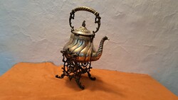 Tea kiöntő , kancsó antik eladó ! Ezüstözött rèz. Ingyen posta !