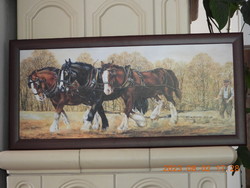 Peter Goodhall "lovas" kép, nyomat