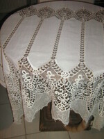 A beautiful lace curtain in a special vintage style