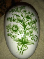 Gyönyörű vintage Hollóházi porcelán Erika mintás bonbonier ékszertartó