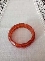 Old beautiful flawless - amber / mineral - bracelet - for Mother's Day !!