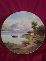 Hand-painted huge wall plate!