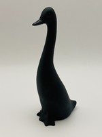Sale - hólloháza matte black porcelain goose