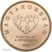 20 Forint Tisztelet a Hősöknek MNB Rolniból zárt Kapszulában UNC