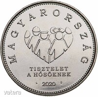 10 Forint Tisztelet a Hősöknek MNB Rolniból zárt Kapszulában UNC