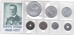 Hungary horthy 5 pengő and pengő-penny series 1940-1944