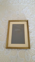 Beautiful copper-colored, glazed metal picture frame