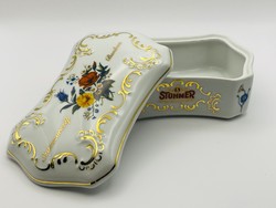 Hollóháza Stühmer - daisy bonbon porcelain gift box