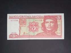 Kuba 3 Pesos 2004 Unc