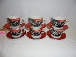 Dolce vita coffee and cappuccino set - for six people