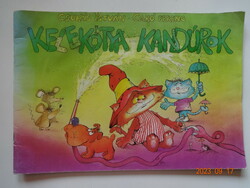 István Csukás: Kelekótya kandúrok - old, beautiful storybook with drawings by Ferenc Cakó (1987)