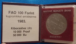100 Forint FAO 1983 MNB tokban
